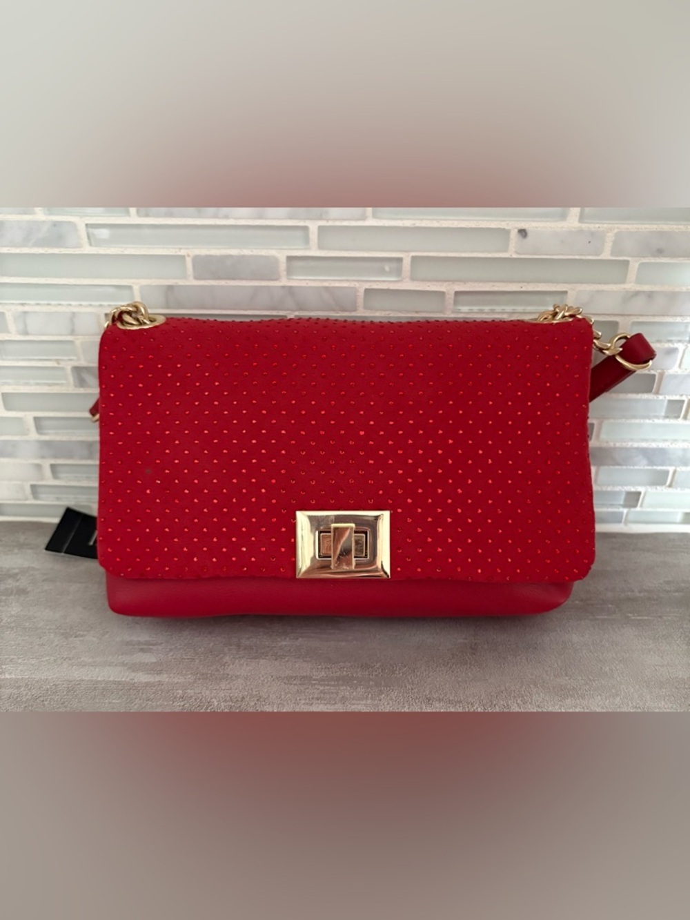 I.N.C. International Concepts Ajae Shoulder Bag Red Pepper - Picture 2 of 11